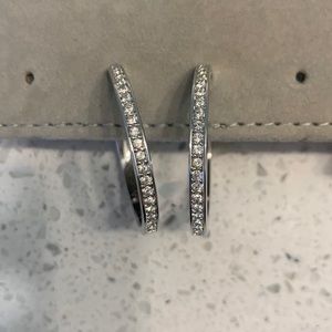 Touchstone Crystal by Swarovski Hoopla Hoop Earrings